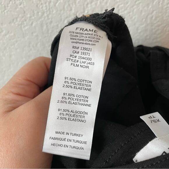 Frame Flared Denim Overalls - Picture 5 of 6